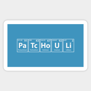 Patchouli (Pa-Tc-Ho-U-Li) Periodic Elements Spelling Sticker